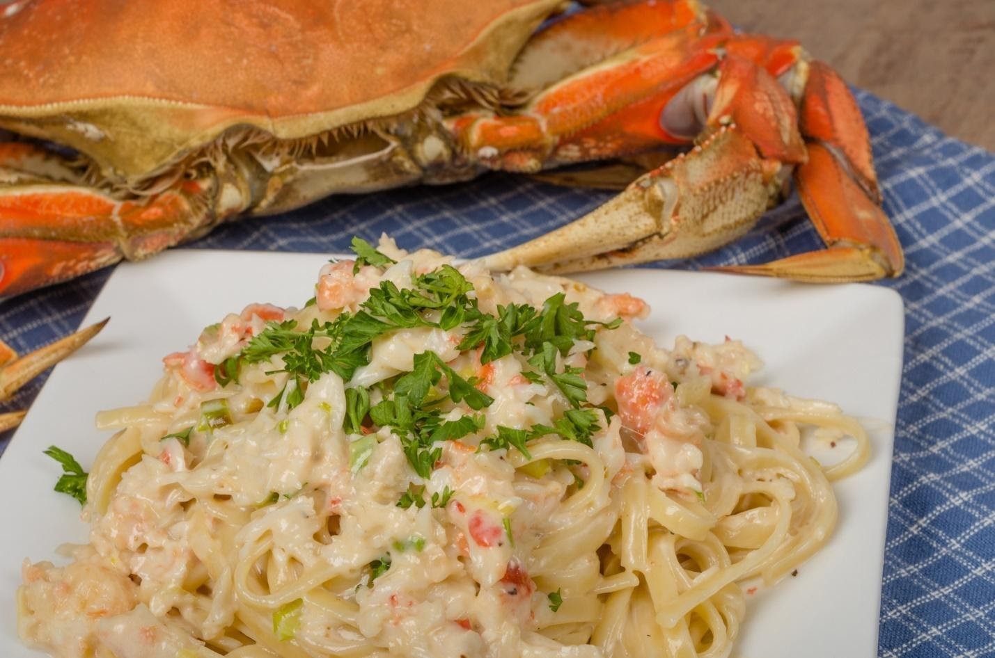 Crab Linguini Alfredo The Cookbook Publisher